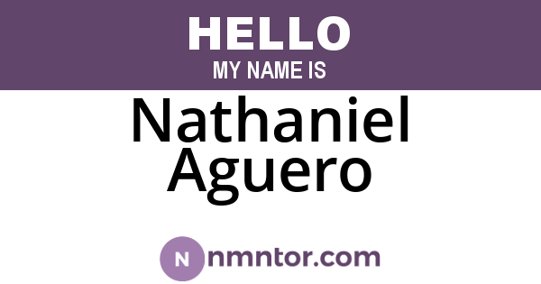 Nathaniel Aguero