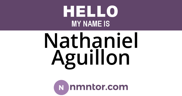Nathaniel Aguillon