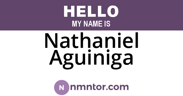 Nathaniel Aguiniga