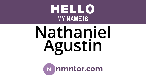 Nathaniel Agustin