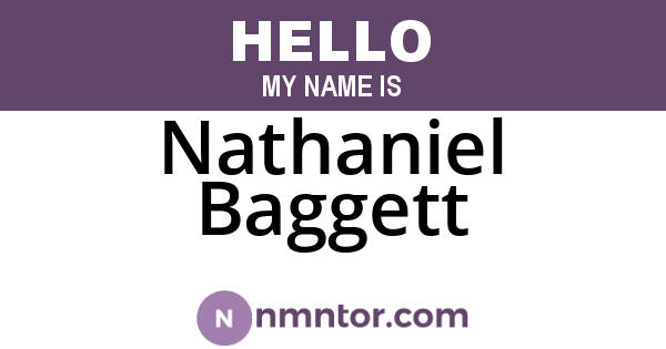 Nathaniel Baggett