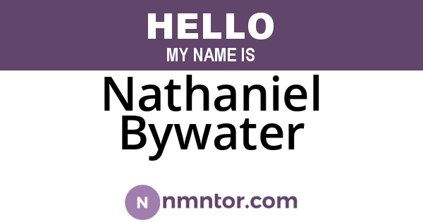 Nathaniel Bywater