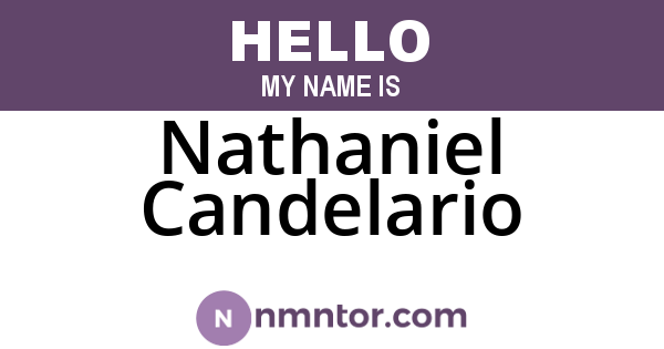 Nathaniel Candelario