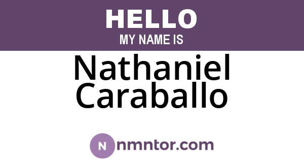 Nathaniel Caraballo
