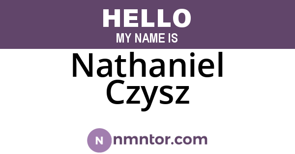 Nathaniel Czysz