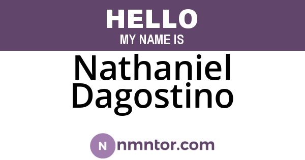 Nathaniel Dagostino