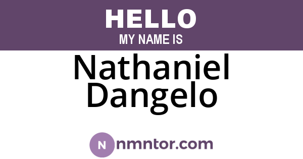 Nathaniel Dangelo