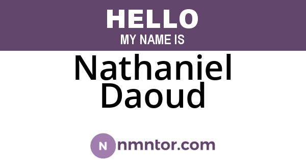 Nathaniel Daoud