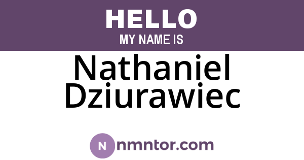 Nathaniel Dziurawiec