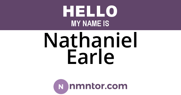Nathaniel Earle