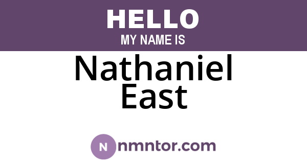 Nathaniel East