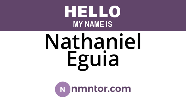 Nathaniel Eguia