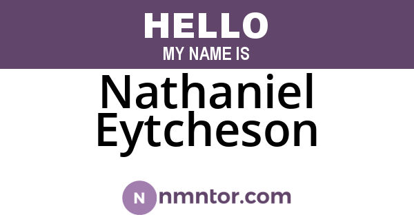 Nathaniel Eytcheson