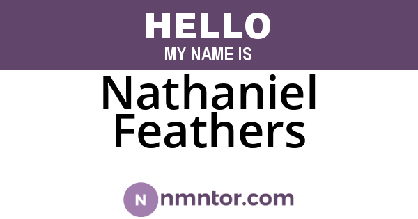 Nathaniel Feathers