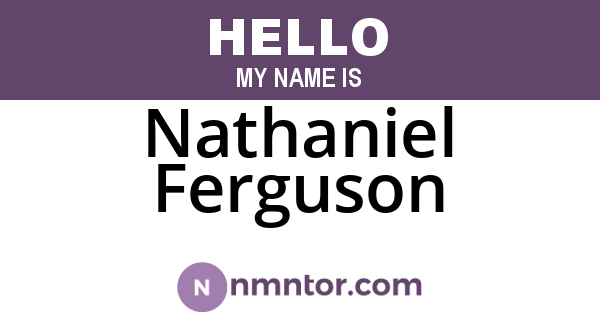 Nathaniel Ferguson