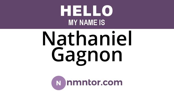 Nathaniel Gagnon