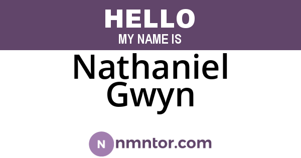 Nathaniel Gwyn