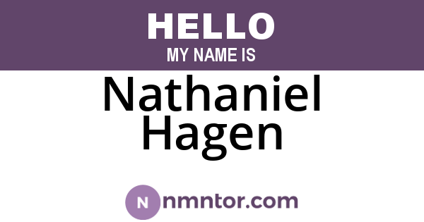Nathaniel Hagen
