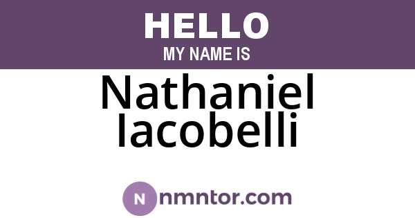 Nathaniel Iacobelli