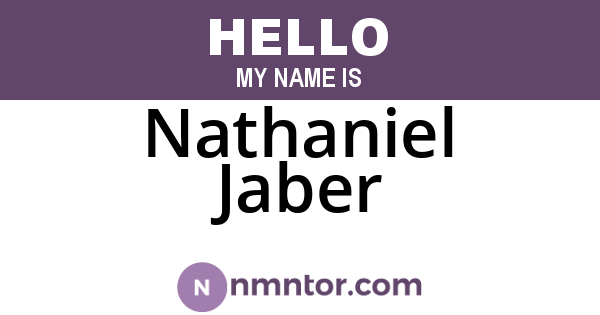 Nathaniel Jaber