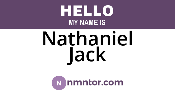 Nathaniel Jack