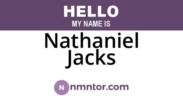Nathaniel Jacks