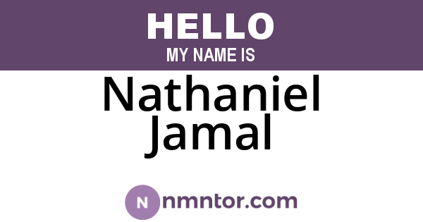 Nathaniel Jamal