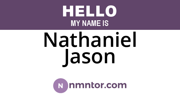 Nathaniel Jason
