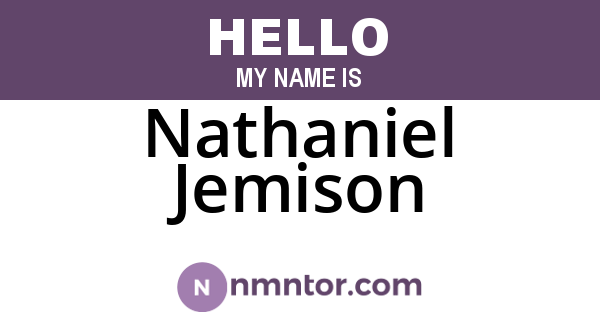 Nathaniel Jemison