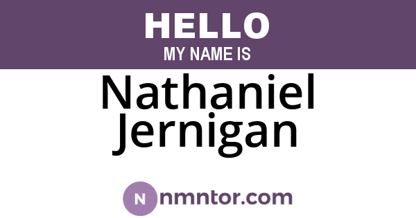 Nathaniel Jernigan