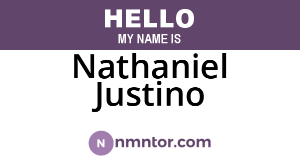 Nathaniel Justino