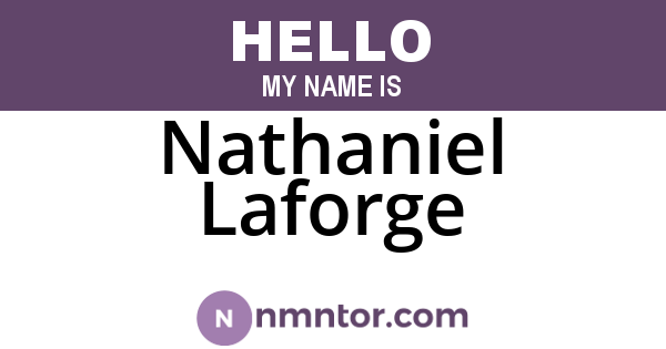 Nathaniel Laforge