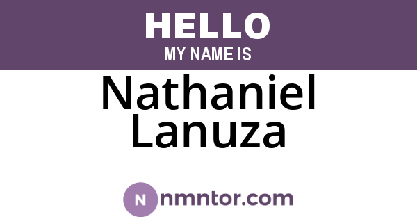 Nathaniel Lanuza