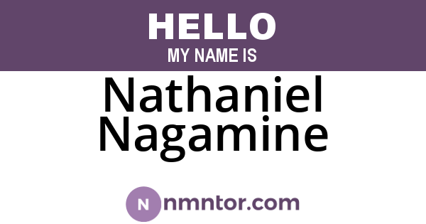 Nathaniel Nagamine