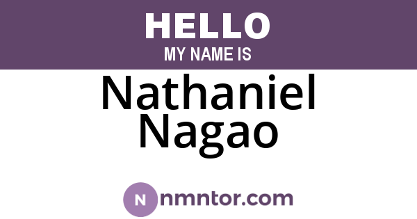 Nathaniel Nagao