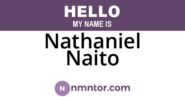 Nathaniel Naito