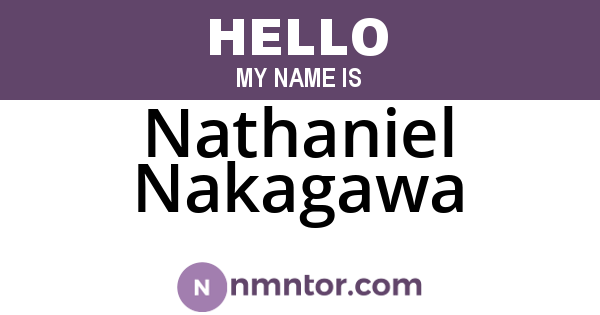 Nathaniel Nakagawa