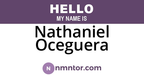 Nathaniel Oceguera