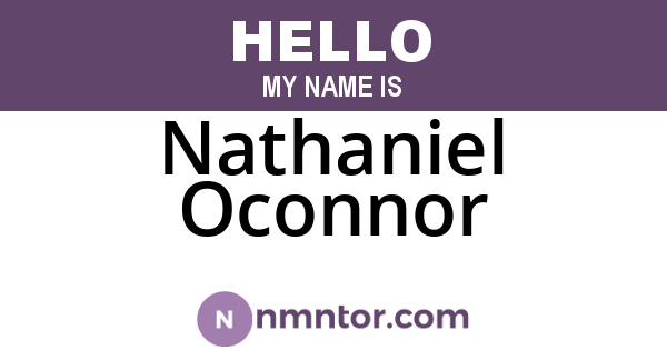 Nathaniel Oconnor
