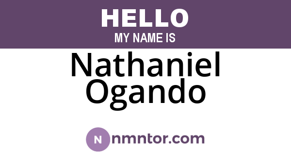 Nathaniel Ogando
