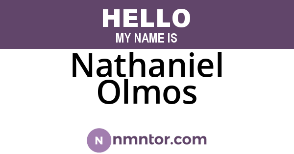 Nathaniel Olmos