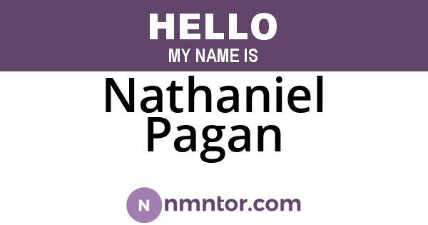 Nathaniel Pagan