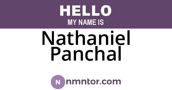 Nathaniel Panchal