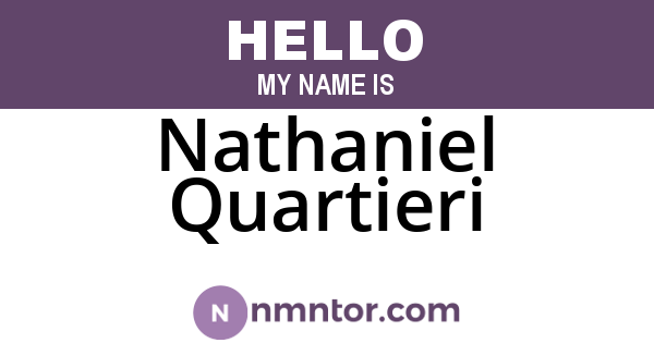 Nathaniel Quartieri