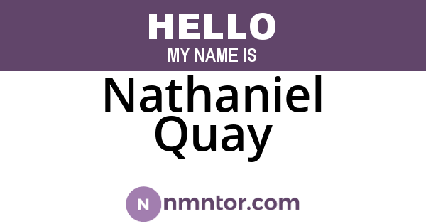 Nathaniel Quay