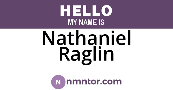 Nathaniel Raglin