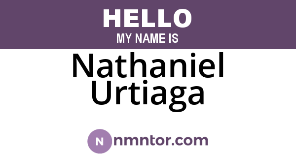Nathaniel Urtiaga