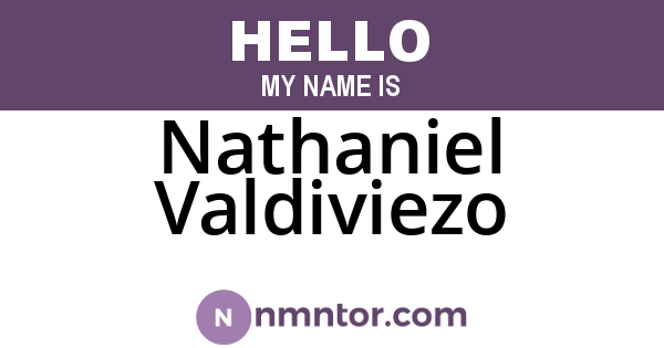 Nathaniel Valdiviezo