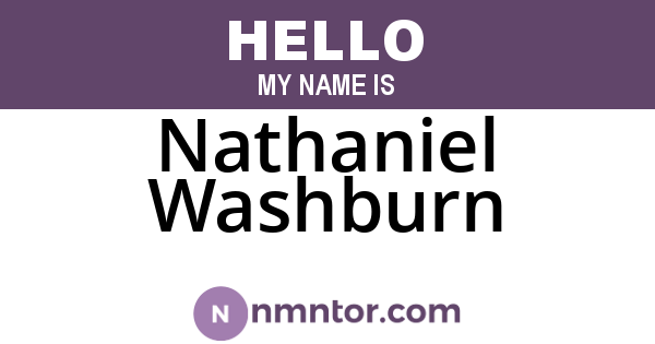 Nathaniel Washburn