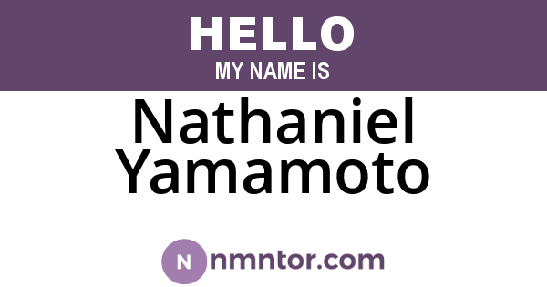 Nathaniel Yamamoto